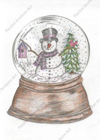 Snowman Greeting Card 8